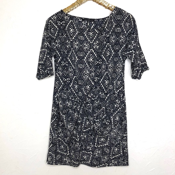 Zara Dresses & Skirts - 🍁Zara Aztec Asymmetrical Printed Dress